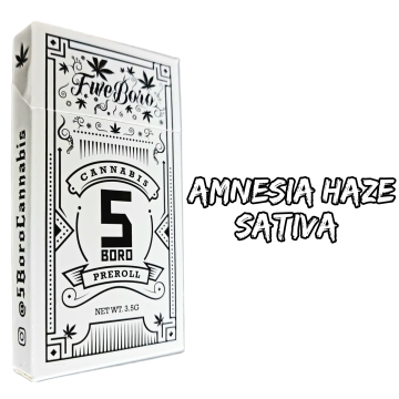 Amnesia Haze 5 Pack Of .7g Prerolls