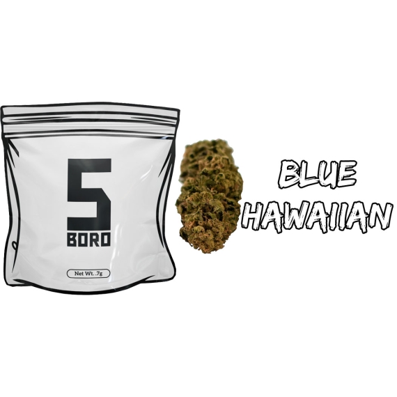 Blue Hawaiian .7g Flower (Dime Bag)