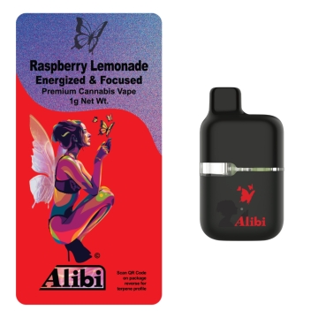 Alibi - Raspberry Lemonade 1 gram AIO Vape Pen
