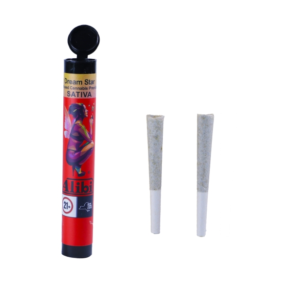 Alibi Dream Star 2 x .5 gram Infused Prerolls