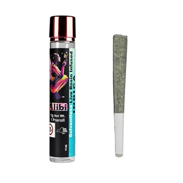 Alibi - Permanent Marker x Papaya Wine 1 Gram Live Rosin Infused Ceramic Tip Pre-roll