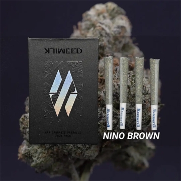 Nino Brown - 4 Pack of 0.75g Prerolls Nino Brown - 4 Pack of 0.75g Prerolls