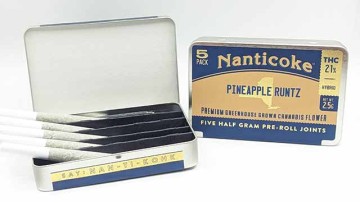 Pineapple Runtz 5 Pack of .5 Gram Pre-Roll Joints