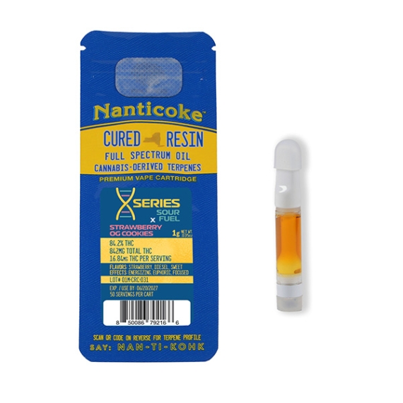 X-SERIES Sour Fuel x Strawberry OG Cookies 1 gram vape cart