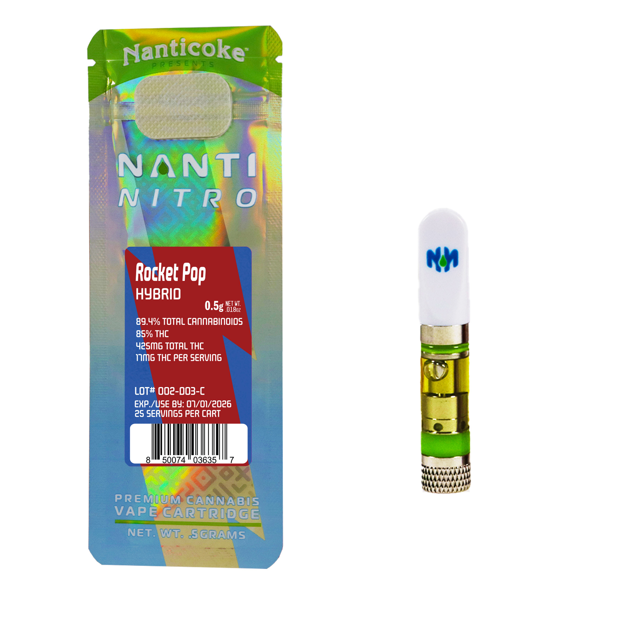 elf bar vape uk Rocket Pop FREEZE - Pod Juice - Vape Juice main image 1