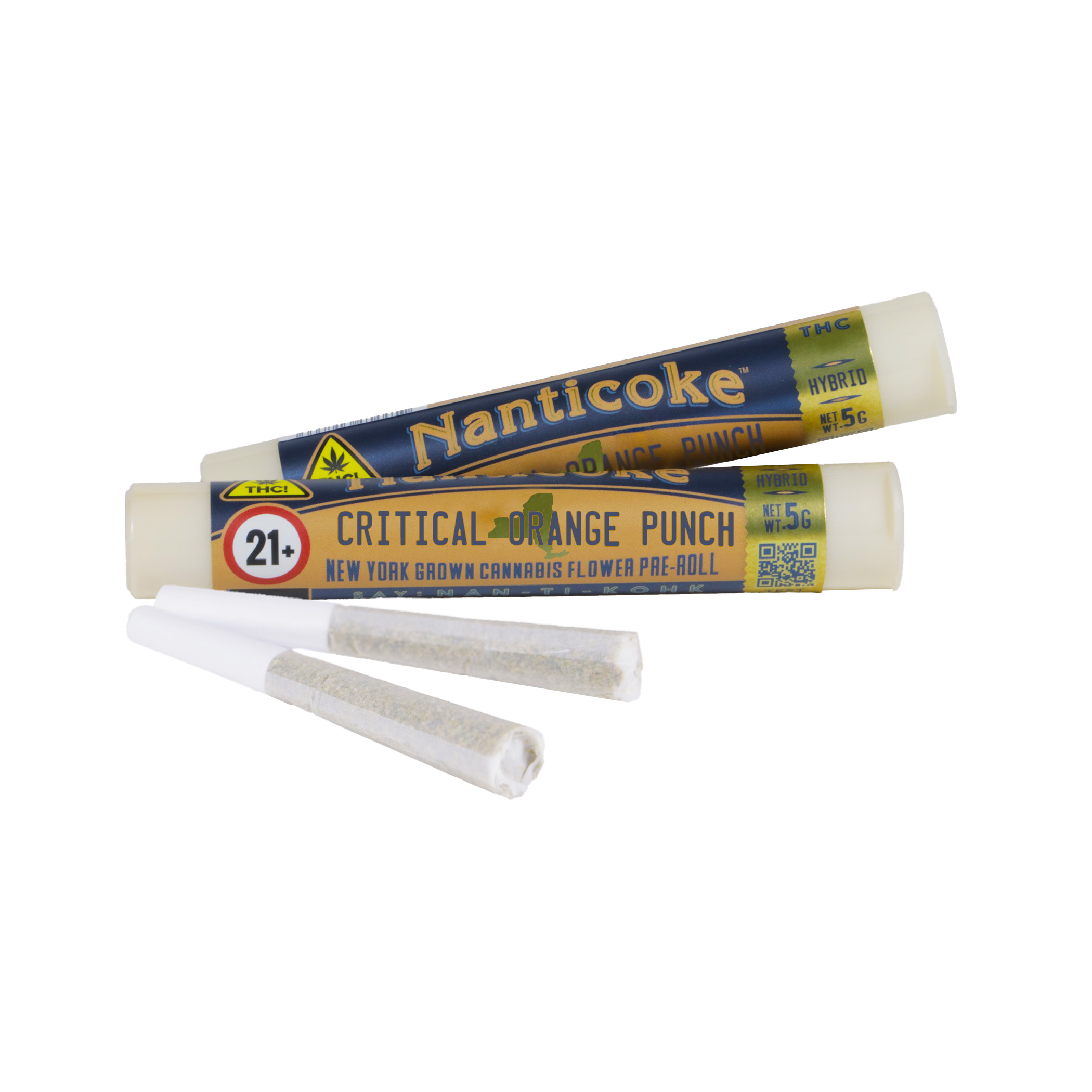 Critical Orange Punch Pre-Roll Joints Label